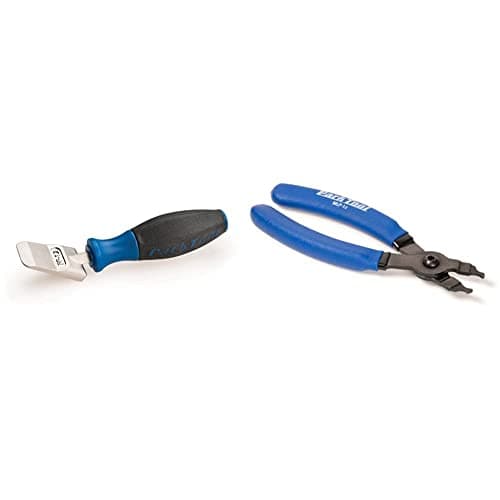 Image of Park Tool Men's 57-00721 Brake Accessories, Black, One Size & MLP-1.2 Master Link Pliers Tool, Blue