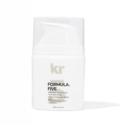 Image of Keratin Revolution Formula.Five 30ml Leave-In Molecular Hair Repair Mask Treatment - Rebuilds Bonds - Strengthens & Smooths Damaged Hair - Lightweight No-Rinse Mask - for Shine & Frizz Control