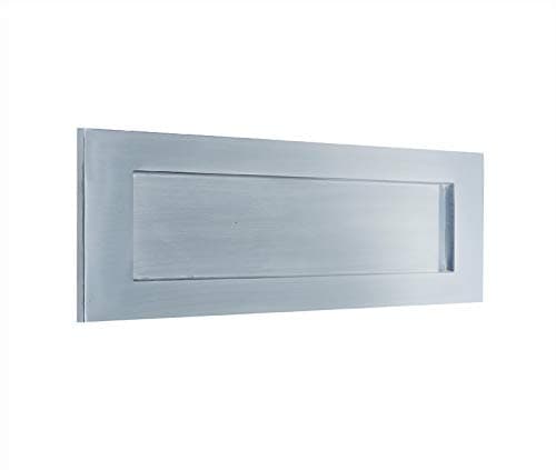Image of Traditional Letter Plate Satin Chrome 279 x 89mm