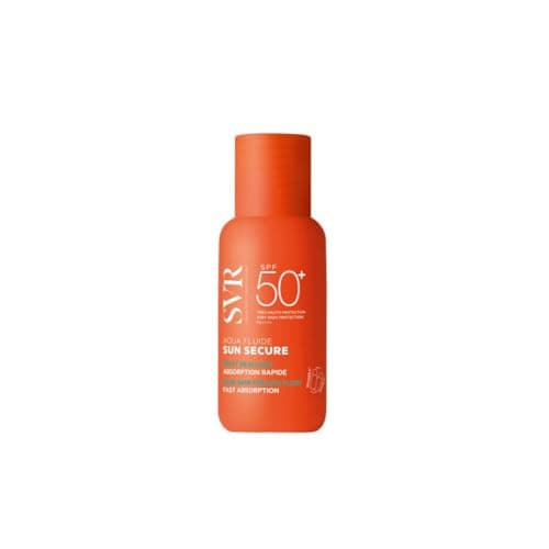 Image of SVR SUN SECURE Aqua Fluid SPF50+ Ultra-Light, High Protection Face Sunscreen for Sensitive Skin. Invisible Non-Greasy Finish, Water and Sweat Resistant, Reef-Safe, 50ml