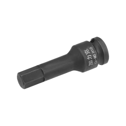 Image of TOP-VIGOR Impact Hex Bit Socket, 3/8" Drive x H10 (10mm) Allen Key Socket, Premium CR-MO Steel Bits, Hex Bit with 60mm Length for Torque Wrench, Ratchet Wrench, Impact Power Drills