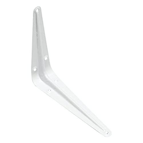Image of Merriway BH05482 (4 Pcs) London Style Shelf Brackets 200 x 150mm (8 x 6 Inch) White - Pack of 4 Pieces