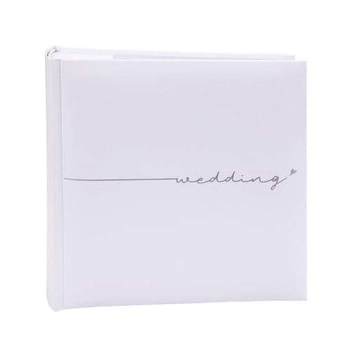 Image of Kenro Fleur White Wedding Memo Photo Album for 200 Photos 6x4 Inch / 10x15cm – FLR201