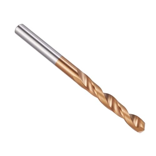 Image of PATIKIL 3.7mm Drill Bit, Carbide Twist Jobber Bits Straight Shank 130° for Drilling Hard Metal Alloy Steel Stainless Steel Titanium Alloys - 1 Pack