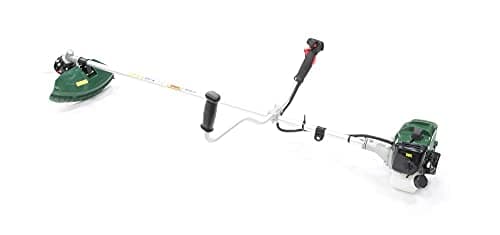 Image of Webb WEBC33 33cc Straight Shaft, 2-Stroke Petrol Brushcutter and Lawn Edger, Twin Cutter Heads, Anti-Vibration Cowhorn Handle - 2 Year Guarantee