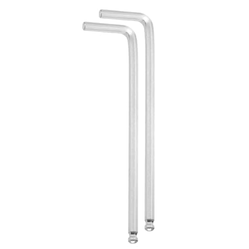Image of sourcing map 2pcs Ball End Hex Key Wrench 4mm CR-V Steel L-Shape Hexagon Metric Wrenches Repairing Tool for Home DIY Bike Motorcycle Repair