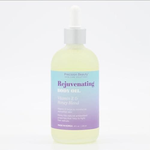 Image of Precision Beauty Rejuvenating Body Oil, Vitamin E & Honey Blend, 236ml, Phthalate & Paraben Free
