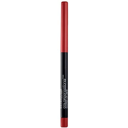 Image of Maybelline Lipstick Color Sensational Lip Liner, Nourishing Formula to Sculpt, Define and Prevent Colour, Feathering or Bleeding, Shade: 90 Brick Red, 5 g, 1 Count (Pack of 1)
