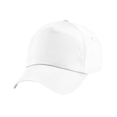 Image of Beechfield Unisex B010 Cap, White, One Size UK