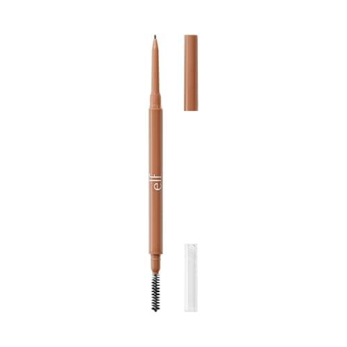 Image of e.l.f. Micro-Fine Brow Pencil, Waterproof Brow Colour & Spoolie for Shaping Brows & Creating a Feathered Natural-Looking Finish, Vegan & Cruelty-Free, Soft Brown
