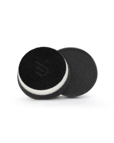 Image of Ero Detailing Black Soft Finishing Polishing Pad for Rotary and Dual-Action (DA) Polishers 3 inch (80mm)