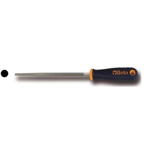Image of Beta 17190060 Model 1719Bm A/R Round Second Cut File, Plastic Handles, 8"/200mm
