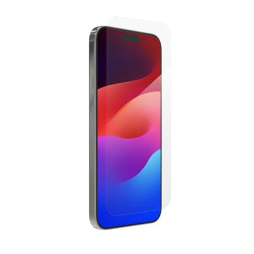 Image of ZAGG InvisibleShield Glass XTR3 Tempered Glass Screen Protector for iPhone 15 [6.1-Inch], Case-Friendly, Blue Light Filter, Easy Application, High Sensitivity, Shockproof (Transparent)