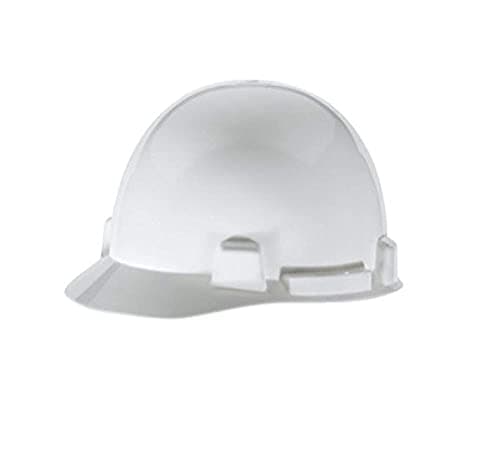 Image of MSA Safety 10074067 SmoothDome Polyethylene Protective Cap with 4-Point Fas-Trac III Suspension, White