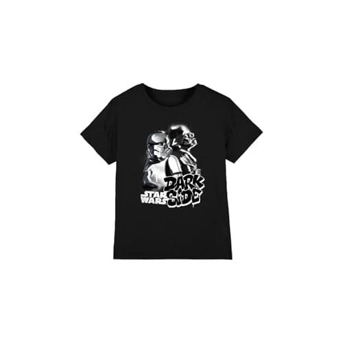 Image of Star Wars Dark Side Duo Unisex Kids T Shirt, Black, 9-10 Years