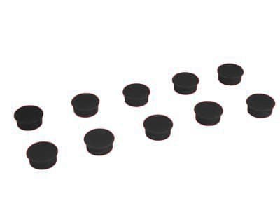 Image of AXMA-PK10-08 – Black Small Magnets – Kids 10 Pack – School Office Home Fridges and Whiteboards