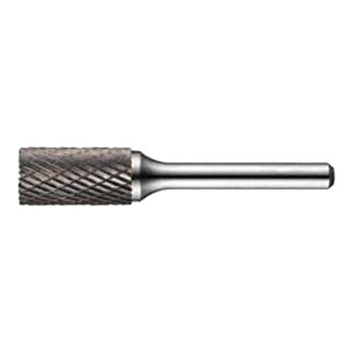 Image of Dormer P803C12.7X6.0 Series P803C Carbide Rotary Burr, Cylinder with Endcut, Double Cut, TiAlN, 12.70 mm x 6.00 mm