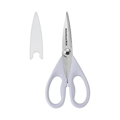 Image of KitchenAid KE351OHLVA All Purpose Kitchen Shears, Stainless Steel, Lavendar Cream