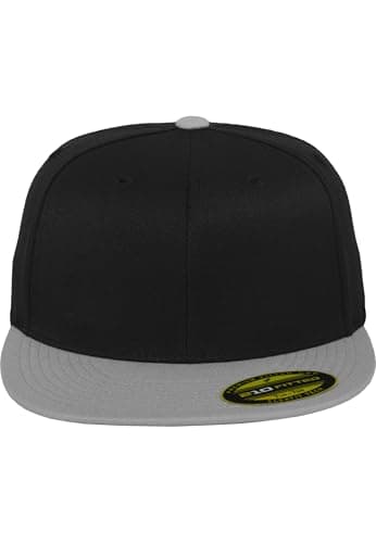Image of Flexfit Erwachsene Mütze Premium 210 Fitted 2-Tone, Blk/Gry, L/XL, 6210T
