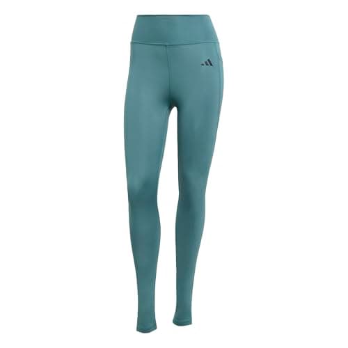Image of adidas Women's Optime Essentials Stash Pocket Full Length Leggings, preloved Teal, S