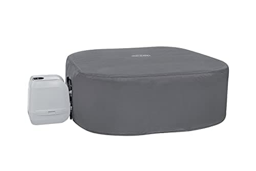 Image of Lay-Z-Spa Small Square Thermal Hot Tub Cover 180cm x 71cm | Up to 40% More Energy Efficient, Water Repellent & UV Resistant, Universal Fit, BW60319, Grey