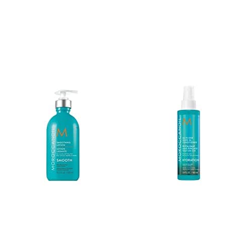 Image of Moroccanoil Smoothing Lotion, 300ml & All In One Leave In Conditioner, 160ml