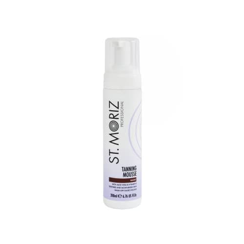 Image of St. Moriz Professional Dark Self Tanner Mousse - Sunless Instant Self Tanning Foam for a Deep, Natural Looking Fake Tan - Moisturizing Tanning Foam – With Aloe Vera & Vitamin E (200ml)