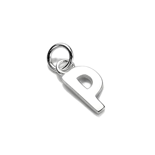 Image of jewellerybox Sterling Silver Letter P Charm