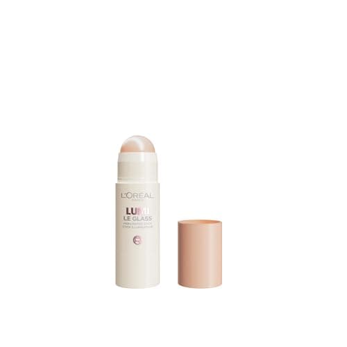 Image of L'Oréal Paris Lumi Le Glass Stick, Multi-Use Highlighter Stick, Radiant Satin Finish, Non-Sticky, Glitter-Free, For All Skin Tones, Shade: 610 Pearl Eclat