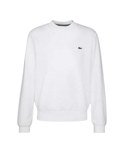 Image of Lacoste Men's Crew Neck Sweatshirts Light Blue Sh9801 Light Blue 4 | M