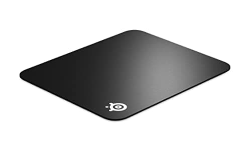 Image of SteelSeries QcK Hard Gaming Mouse Pad - Enhanced Surface Texture - Optimized For Gaming Sensors - Durable Multi-layer construction - Size M (320 x 270 x 6mm) - Black