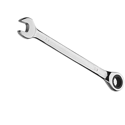 Image of Vokenforu 23mm Ratchet Spanner, Ratcheting Combination Wrench, Hardened Chrome Vanadium Steel Open End Spanner Metric
