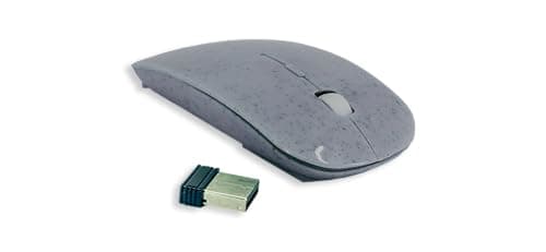 Image of Accuratus Image ECO Step One Wheat Mouse - Wireless Bluetooth Bioplastic Wheat Grass Polymer Mouse (Pewter Grey)