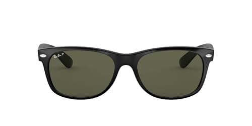 Image of Ray-Ban Unisex New Wayfarer Sunglasses, Black, 55 mm UK