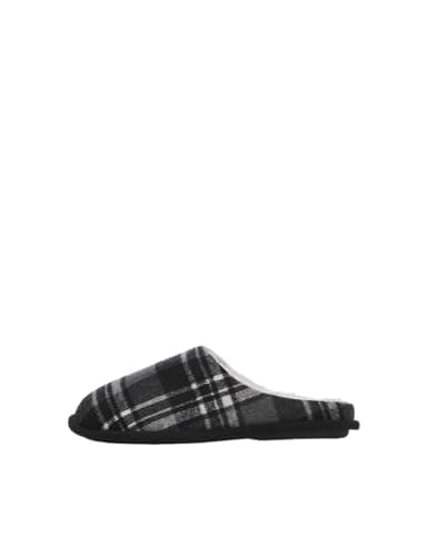 Image of JACK & JONES Men's JfWMURPHY Mule Homesliper Box BF Slippers, Anthracite, EU 44, charcoal, 10 UK