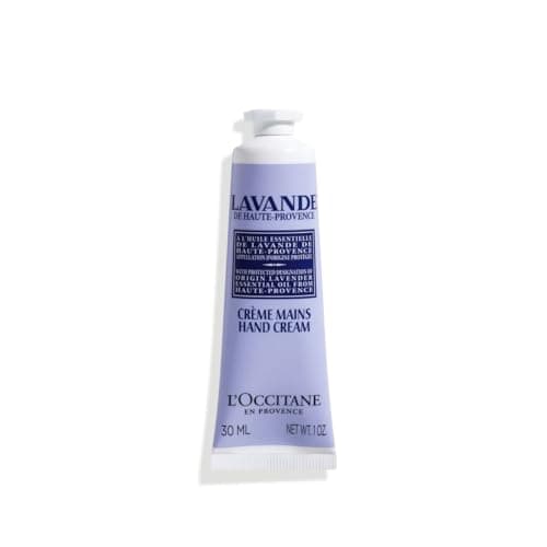 Image of L'OCCITANE Travel Sized Lavender Hand Cream 30ml | Enriched with Shea Butter & Lavender Essential Oil | 99% Readily Biodegradable & Vegan | Luxury & Clean Beauty Hand Cream for All Skin Types