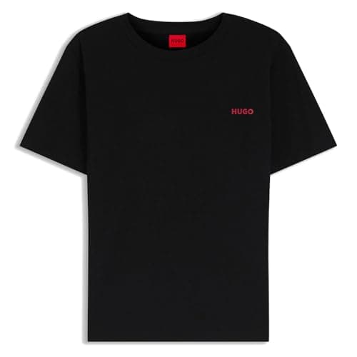 Image of Hugo Women's Id T-Shirt 10276976 01 Pyjama, Black, 3XL