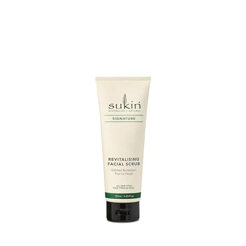 Image of Sukin - Revitalising Face Scrub - Signature Exfoliating Scrub - Sulphate and Paraben Free Face Exfoliator for All Skin Types - Face Care, Face Scrub Exfoliator, Skin Care, Facial Exfoliator - 125ml