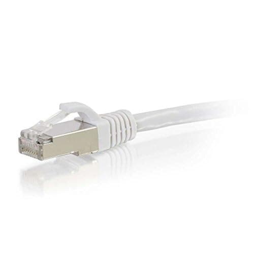 Image of C2G 83884 5M Cat5e Ethernet Network Patch Cable (STP) Booted & Shielded WHITE
