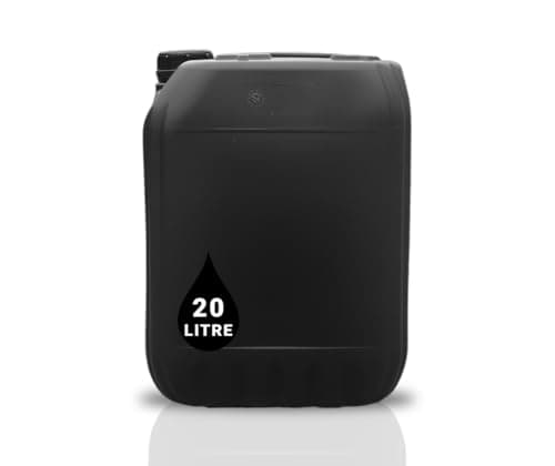 Image of 20L JERRY CAN - UN Approved Stackable Bottle Container + Tamper Evident Cap | Perfect for Storage of Water Liquids BLACK