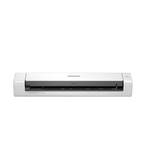Image of Brother DS-740D Document Scanner, USB 3.0, DSMobile, Portable, 2 Sided Scanning, 15PPM, A4 Scanner, Includes Micro USB Cable, White