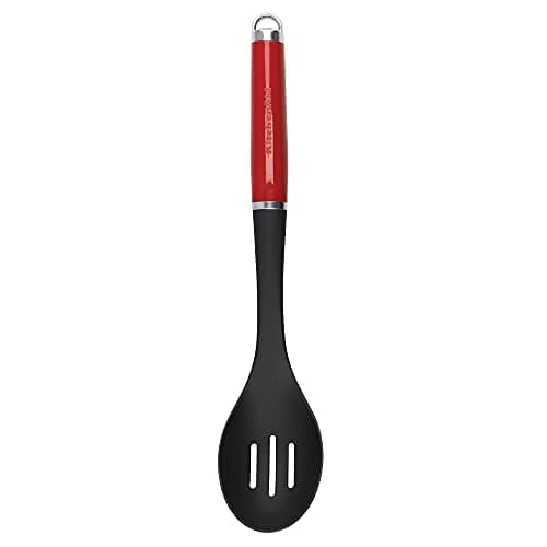 Image of KitchenAid Nylon Slotted Spoon - Empire Red