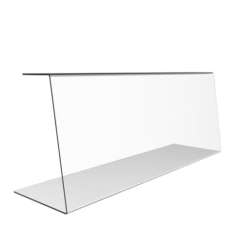 Image of Chefkit Acrylic Sneeze Guard Food Screen Display Stand (H: 300mm x W: 1000mm)