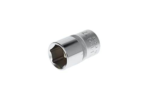 Image of GEDORE red Socket, 1/2" 12.5 mm drive, hexagonal, 17 mm AF, Tool, R610001706, steel