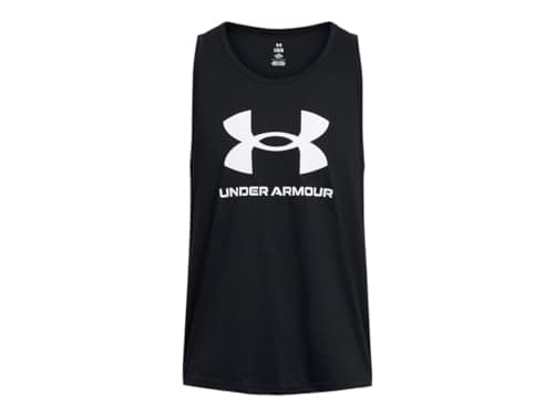 Image of Under Armour Men's UA Sportstyle Logo Tank Shirt Black