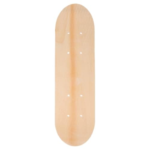 Image of TOYANDONA Blank Skateboard Deck 16.93In Unfinished 7 Wooden Skateboard Deck for Kids Diy Painting Replacement with Pre-Drilled Holes