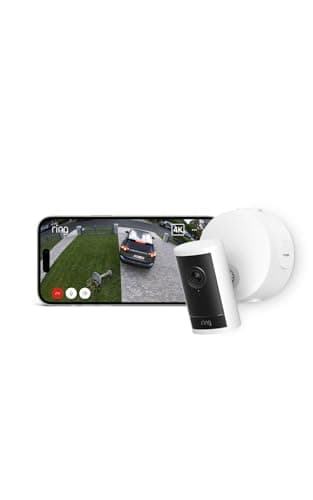Image of Ring Outdoor Camera Pro (Power Over Ethernet, newest gen) | Security Camera | Retinal 4K, up to 10X Enhanced Zoom | Radar Detection | Privacy Settings | 30-day free trial of Ring Subscription Plan