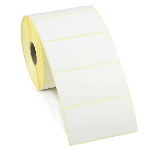 Image of 70mm x 35mm Direct Thermal Labels with Permanent Adhesive. 1000 Labels per roll. Suitable for Pharmacy Prescription Dispensing and NHS.