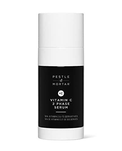 Image of Pestle & Mortar 16% Vitamin C Serum for Face, with Hyaluronic Acid & Vitamin E, Hydrating & Brightening Serum for Dark Spots, Anti Ageing & Reduce Wrinkles 40ml