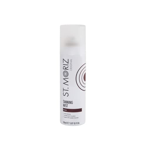 Image of St Moriz Original Instant Tanning Mist in Dark | Fast Drying Vegan Fake Tan Mist | Instant Wash Off Guide Colour for a Bronzed Glow | Dermatologically Tested | Vegan | Cruelty Free | 150ml